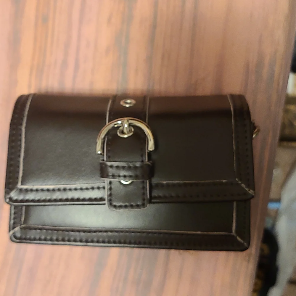 Brown Camera Case with Cross Body Strap NWOT